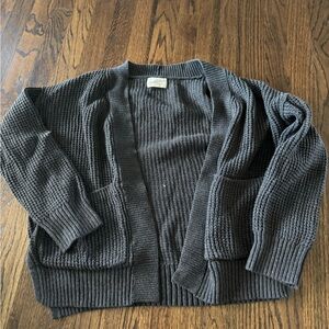 Universal Thread Charcoal Knit Cardigan
